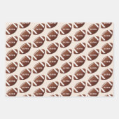 Amerikaanse Football kogelpatroon kinderen Birthda Inpakpapier Vel (Voorkant 2)