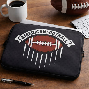 Amerikaanse Football laptophoes Laptop Sleeve