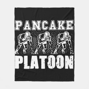 Amerikaanse Football Lineman Pancake Platoon Playe Fleece Deken