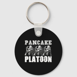 Amerikaanse Football Lineman Pancake Platoon Playe Sleutelhanger