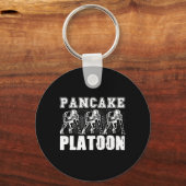 Amerikaanse Football Lineman Pancake Platoon Playe Sleutelhanger (Voorkant)