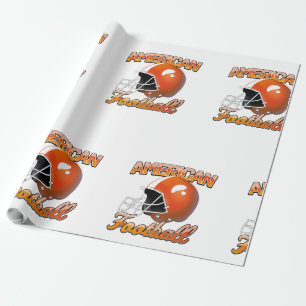 Amerikaanse Football logo Cadeaupapier