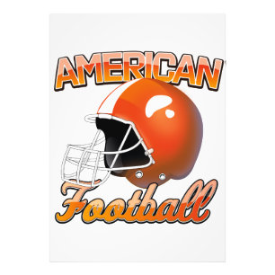 Amerikaanse Football logo Foto Afdruk