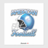 Amerikaanse Football logo Sticker (Vel)