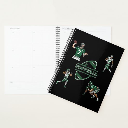 Amerikaanse Football Lover Calendar Planner (Display)