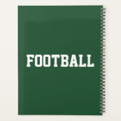 Amerikaanse Football Lover Calendar Planner (Achterkant)