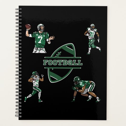 Amerikaanse Football Lover Calendar Planner (Voorkant)