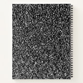 Amerikaanse Football Lover gepersonaliseerde spira Notitieboek (Achterkant)