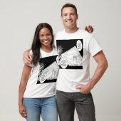 Amerikaanse Football LP1 Manga Style T-shirt (Unisex)