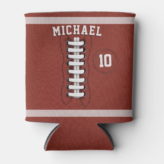 Amerikaanse Football naam Birthday Party Koelbox Blikjeskoeler (Voorkant)