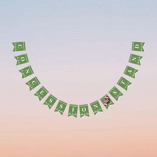 Amerikaanse Football partij concessiestand Vlaggetjes