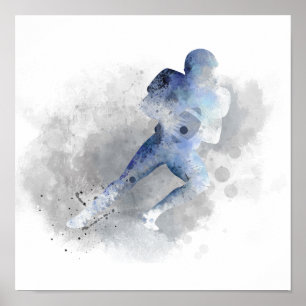 AMERIKAANSE FOOTBALL PLAYER 1 - Poster