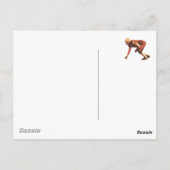 amerikaanse football player briefkaart (Achterkant)