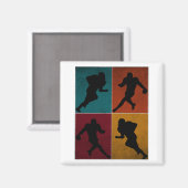-Amerikaanse Football Player-cadeau Magneet (Voorkant / Achterkant)