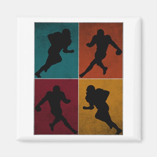 -Amerikaanse Football Player-cadeau Magneet (Voorkant)