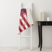 Amerikaanse Football Player & Flag Patriotic Sherpa Deken (In situ)