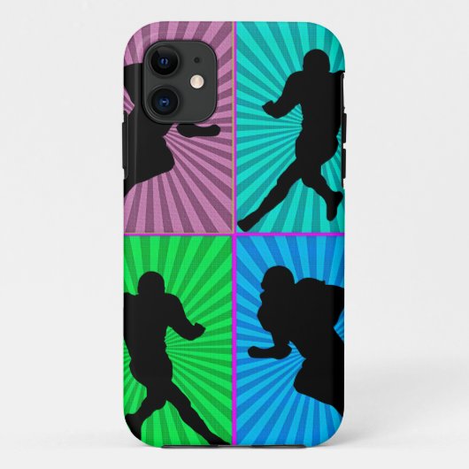  Amerikaanse Football Player for Football Love Case-Mate iPhone Case (Achterkant)