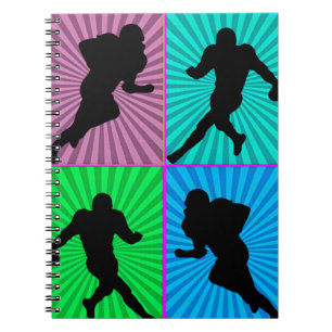  Amerikaanse Football Player for Football Love Notitieboek