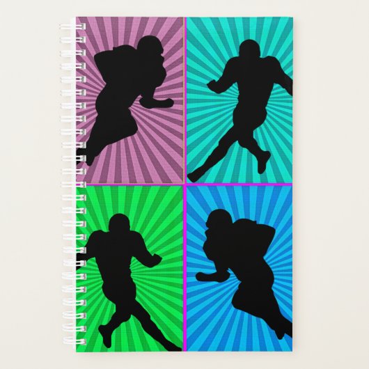  Amerikaanse Football Player for Football Love Planner (Voorkant)