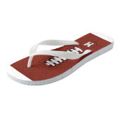 Amerikaanse Football Player SportTeenslippers Teenslippers (Schuin)