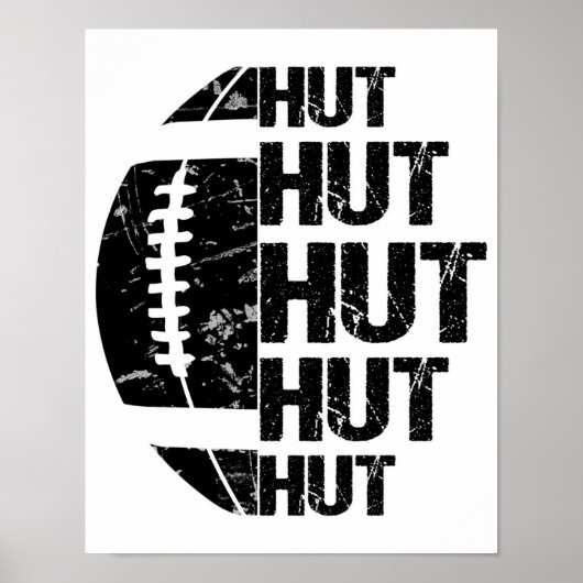 Amerikaanse Football Quote Poster (Voorkant)