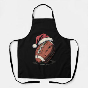 Amerikaanse Football Santa Hat Sports Kerstmis Schort