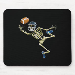 Amerikaanse Football Skeleton Halloween Mannen Boy Muismat