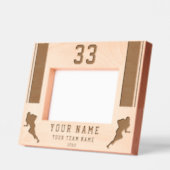 Amerikaanse Football Speler Silhouette Sports Gegraveerde Lijstjes (Links)