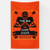 Amerikaanse Football TV Watch Party Spandoek (Verticaal)