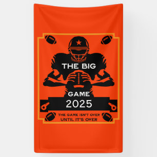 Amerikaanse Football TV Watch Party Spandoek