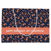 Amerikaanse Footballs balls en Inspirerend tekst Groot Cadeauzakje (Achterkant)