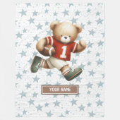 Amerikaanse Footballs deken voor verjaardagscadeau (Voorkant)