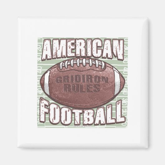 Amerikaanse Footballs magneet (Voorkant)