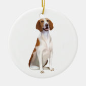 Amerikaanse Foxhound (A) Keramisch Ornament (Voorkant)