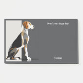 Amerikaanse Foxhound Abstracte Art Dog Naam Post-it® Notes (Voorkant)