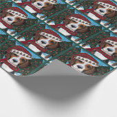 Amerikaanse Foxhound Cadeaupapier (Hoek)