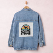 Amerikaanse Foxhound Emotionele Ondersteuning Mens Denim Jacket (Hangar)