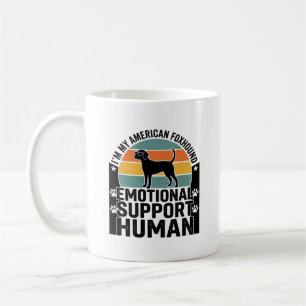 Amerikaanse Foxhound Emotionele Ondersteuning Mens Koffiemok