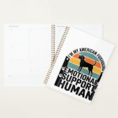 Amerikaanse Foxhound Emotionele Ondersteuning Mens Planner (Display)
