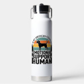 Amerikaanse Foxhound Emotionele Ondersteuning Mens Waterfles (Voorkant)