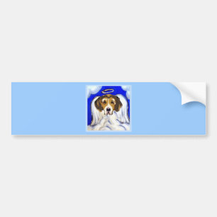 Amerikaanse Foxhound Engel Bumpersticker