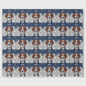 Amerikaanse Foxhound Engel Cadeaupapier (Vlak)