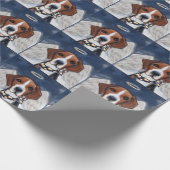 Amerikaanse Foxhound Engel Cadeaupapier (Hoek)