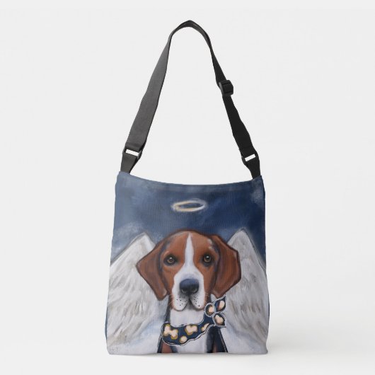 Amerikaanse Foxhound Engel Crossbody Tas (Voorkant)