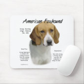 Amerikaanse foxhound geschiedenis, alles over foxh muismat (Met muis)