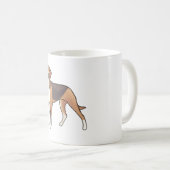 Amerikaanse foxhound hond Magic Koffiemok (Voorkant rechts)