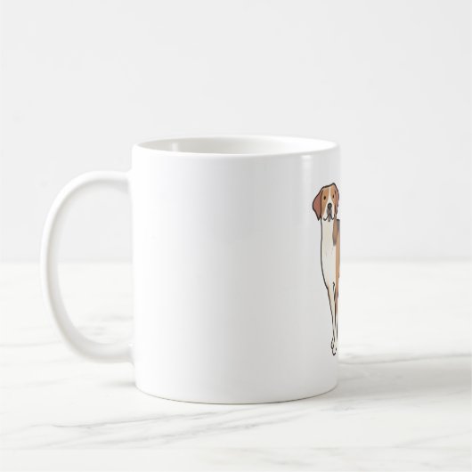 Amerikaanse foxhound hond Magic Koffiemok (Links)
