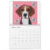 Amerikaanse Foxhound  Kalender (Feb 2027)