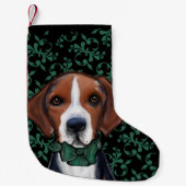 Amerikaanse Foxhound  Kleine Kerstsok (Voorkant)