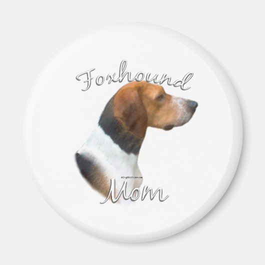 Amerikaanse foxhound mam 2 magneet (Voorkant)